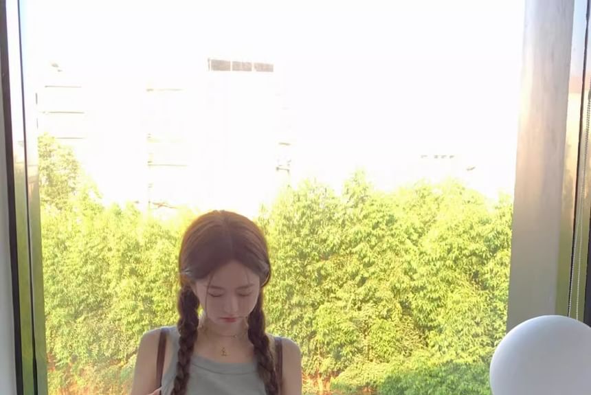 Spaghetti Strap Plain Wrap Maxi Sundress