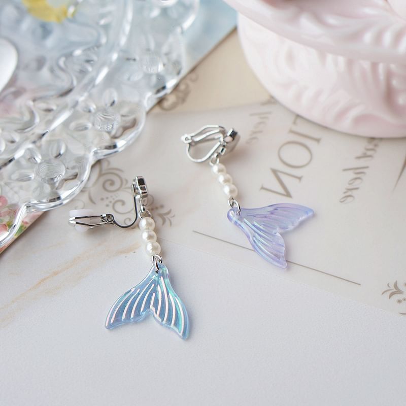 Dangle Alloy Tail Earring Designs) (Various Mermaid