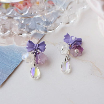 Designs) Earring (Various Alloy Floral Dangle