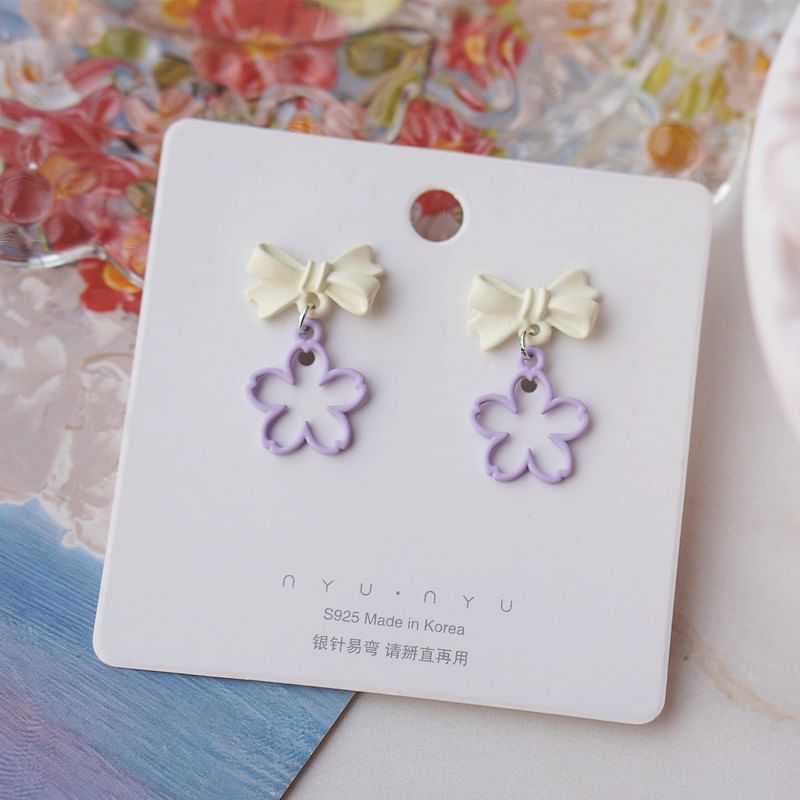 Designs) Earring (Various Alloy Floral Dangle