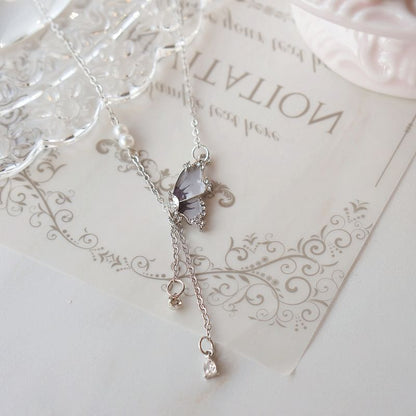 Alloy Necklace Pendant Butterfly