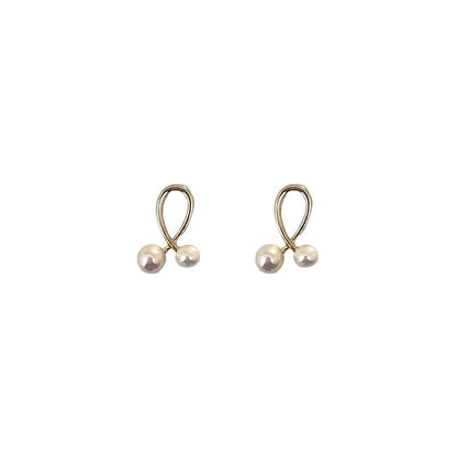 Faux Stud Earring Pearl