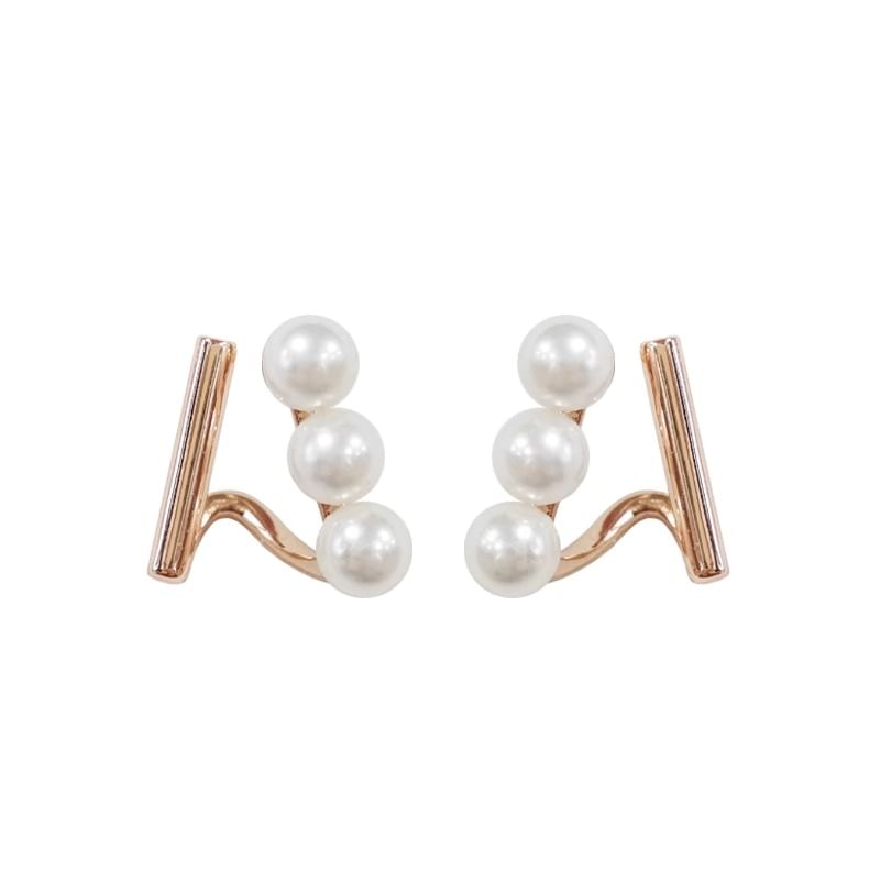 Earring Faux Stud Pearl