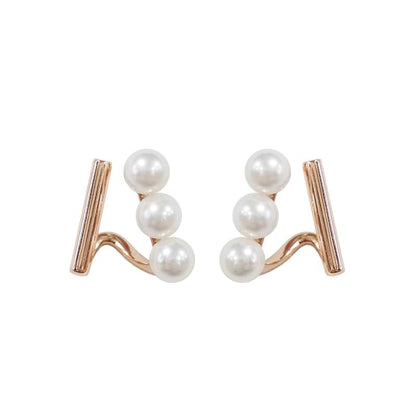 Earring Faux Stud Pearl