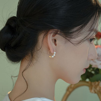 Pearl Drop Faux Earring