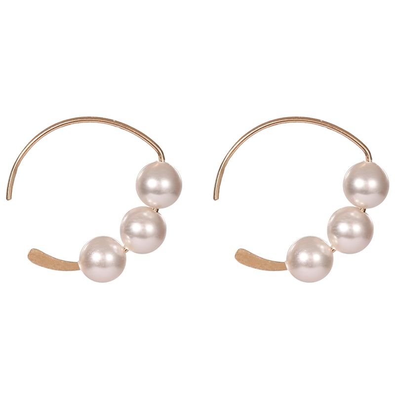Pearl Drop Faux Earring