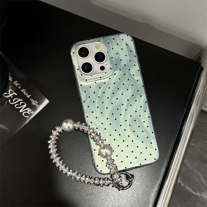 Strap Phone Polka Dot / Case Set Charm