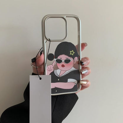 Phone Girl Case Cartoon