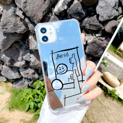 Phone Cartoon Case Mirrored