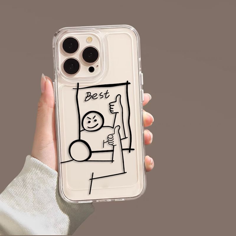 Phone Cartoon Case Mirrored
