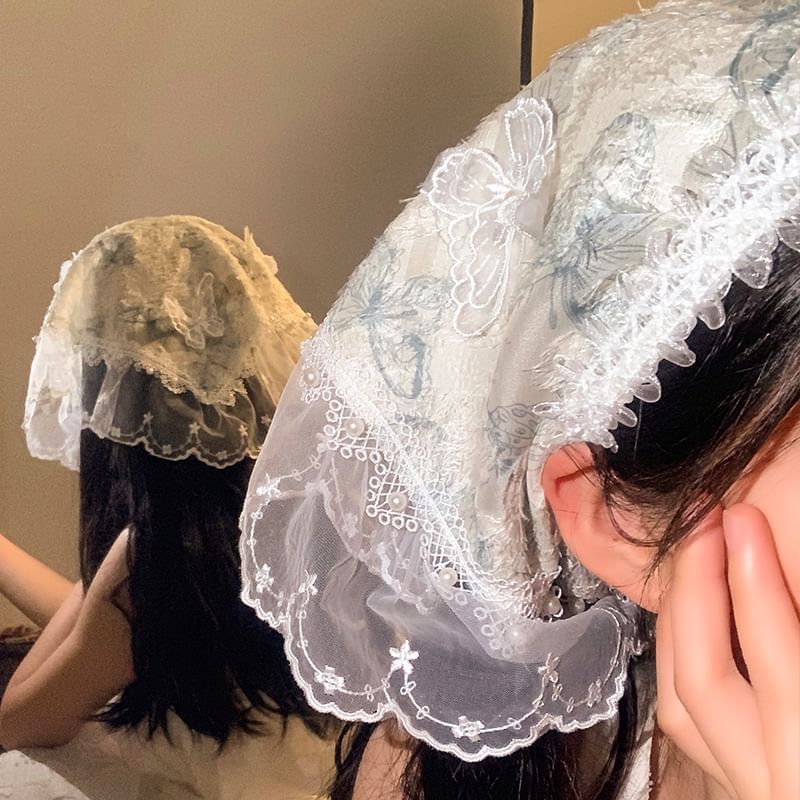 Trim Bandana Lace Designs) (Various Butterfly