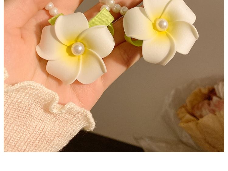 Clips Hair Claw Tie Clip Set Fabric (Various Designs) / Floral