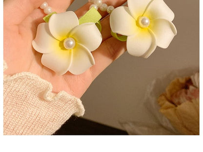 Clips Hair Claw Tie Clip Set Fabric (Various Designs) / Floral