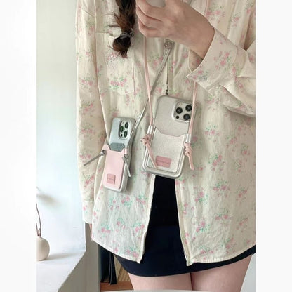 Phone Holder Case Lanyard Card