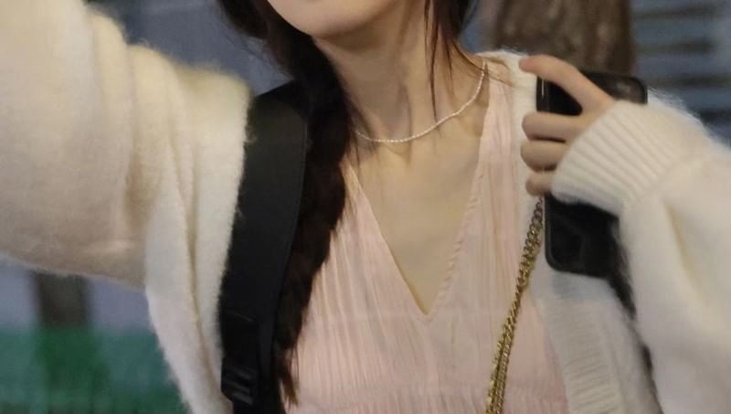 Necklace Beaded Faux Pearl