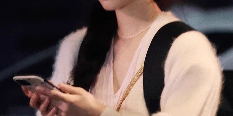 Necklace Beaded Faux Pearl