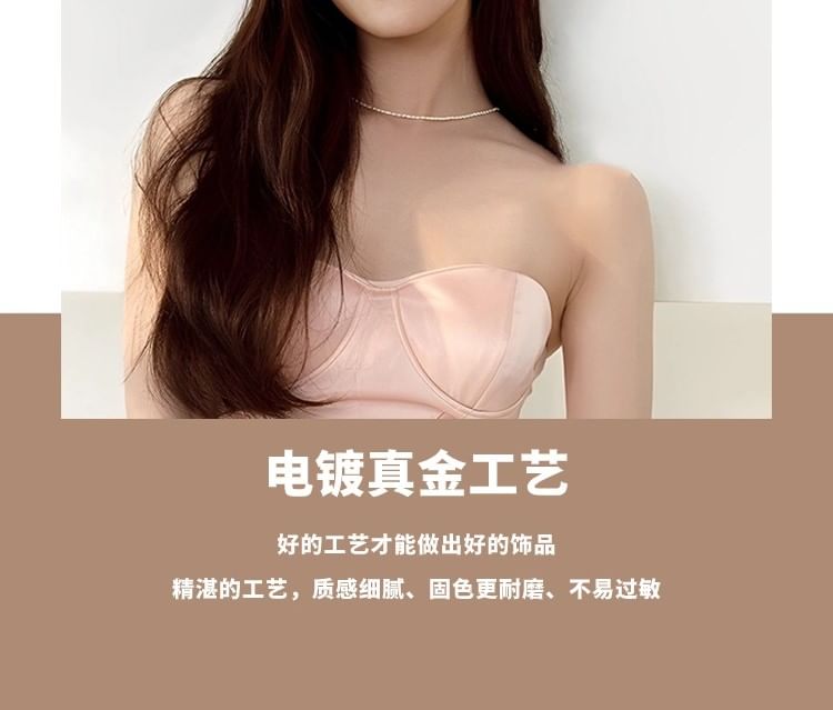 Necklace Beaded Faux Pearl