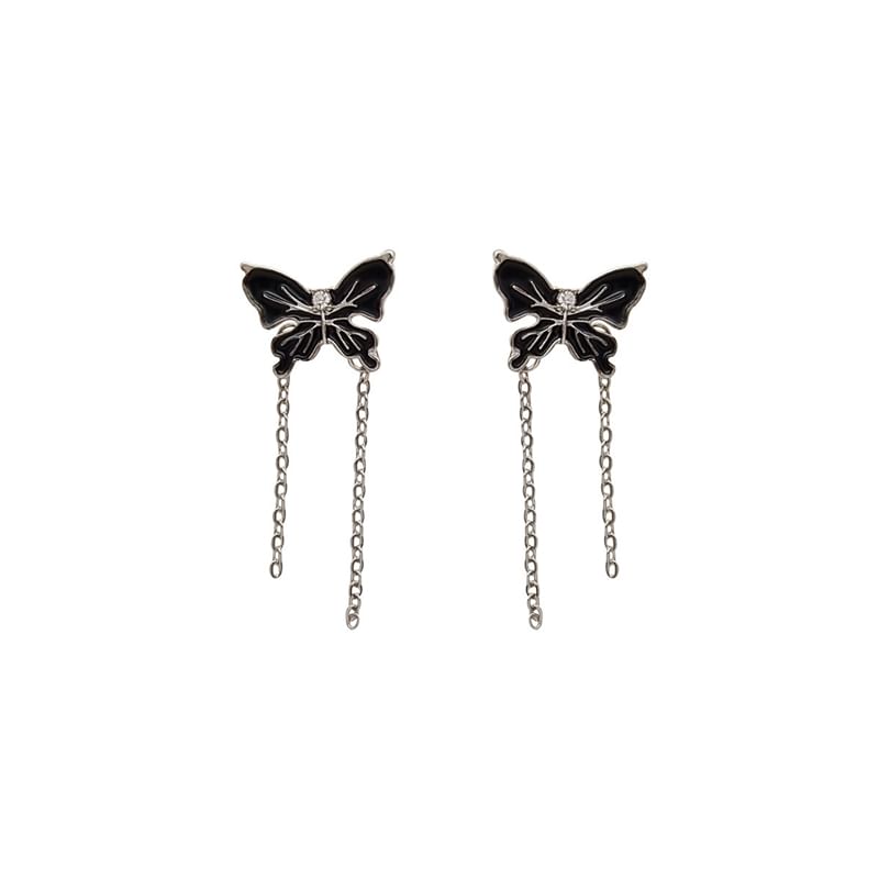 Drop / On Butterfly Earring Enamel Clip