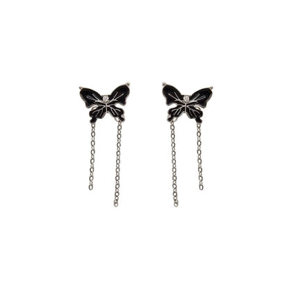 Drop / On Butterfly Earring Enamel Clip