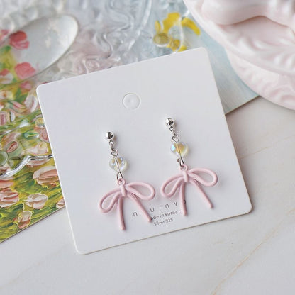 Drop On Earring / Bow Clip