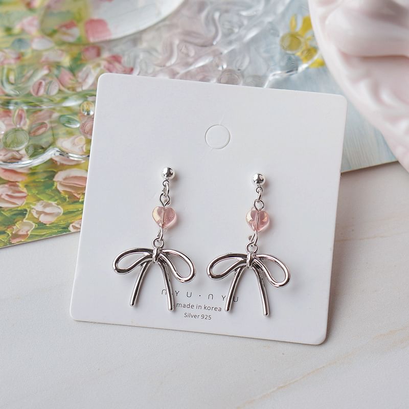 Drop On Earring / Bow Clip