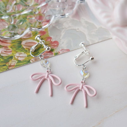 Drop On Earring / Bow Clip