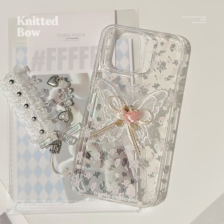 Case Charm Set Butterfly Phone Lace /