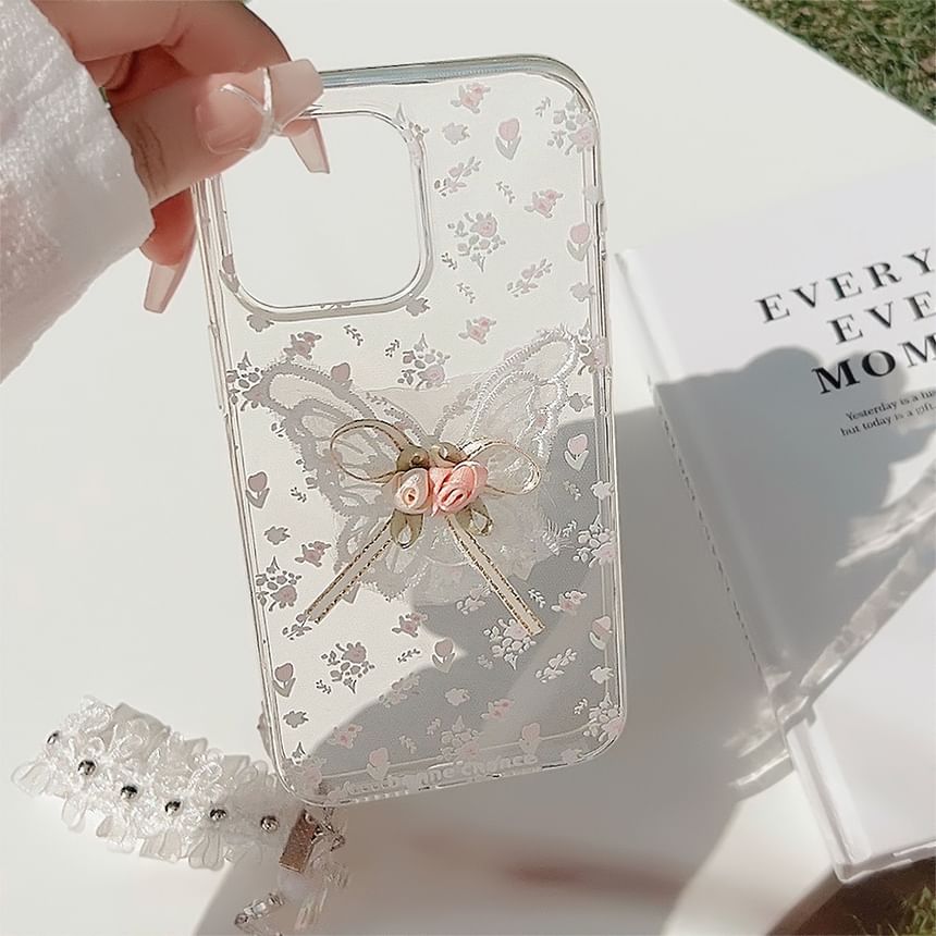 Case Charm Set Butterfly Phone Lace /