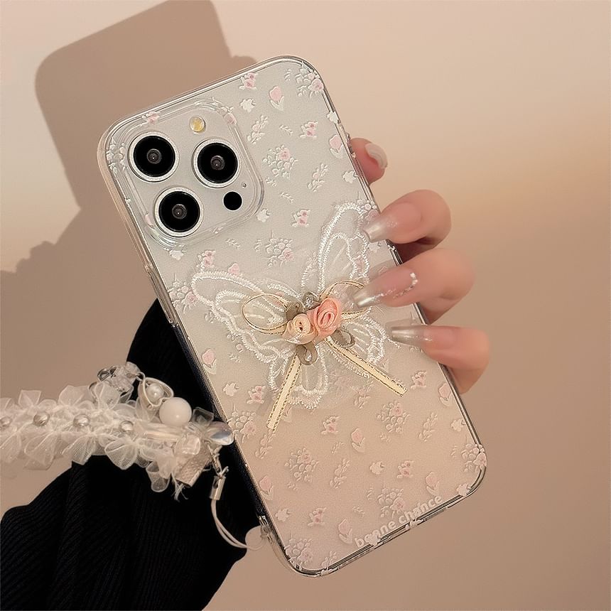 Case Charm Set Butterfly Phone Lace /