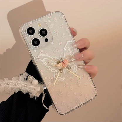Case Charm Set Butterfly Phone Lace /