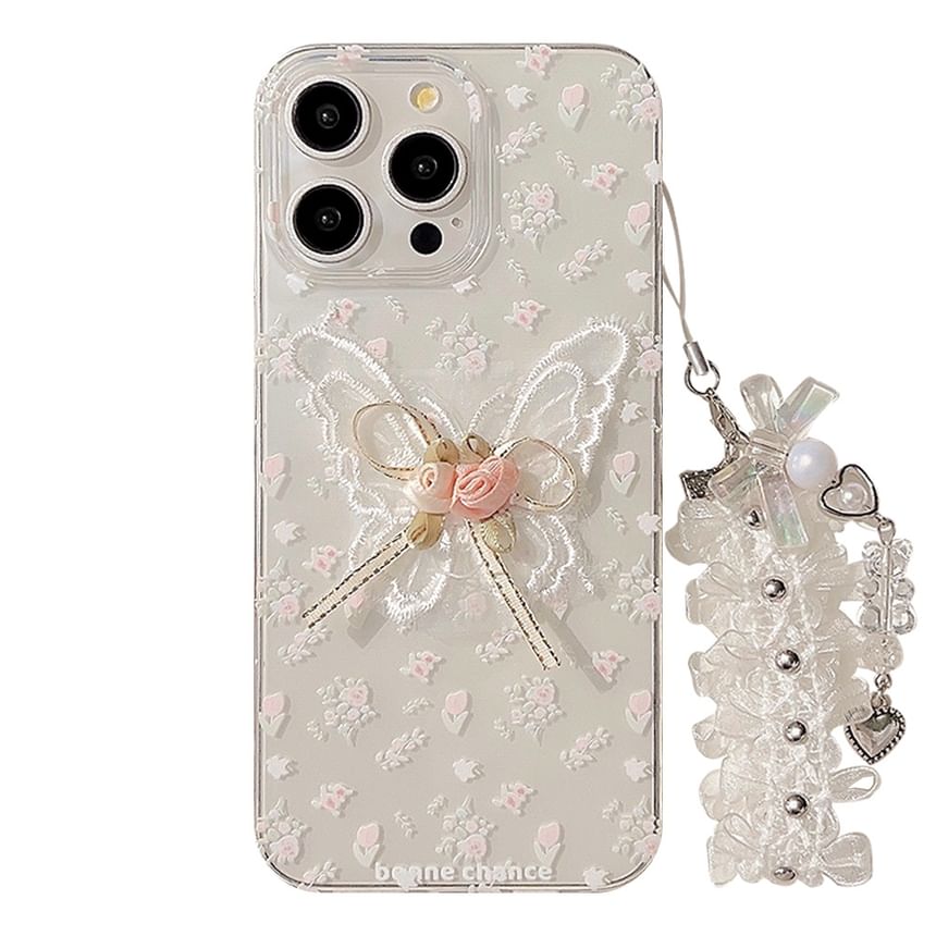 Case Charm Set Butterfly Phone Lace /