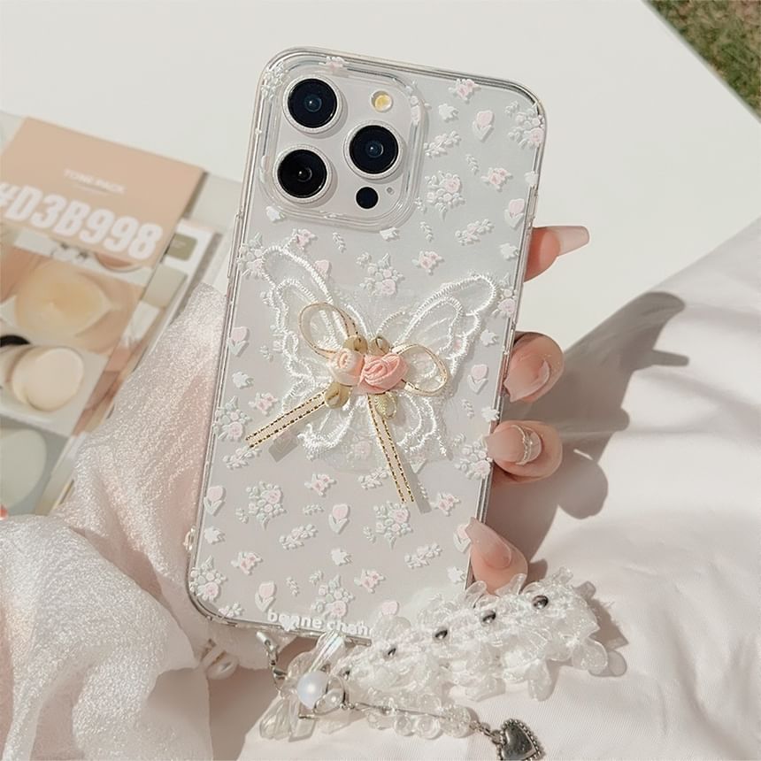 Case Charm Set Butterfly Phone Lace /
