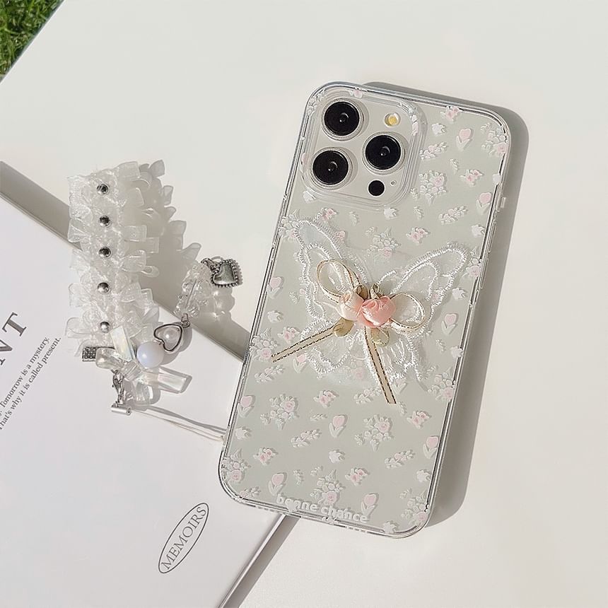 Case Charm Set Butterfly Phone Lace /