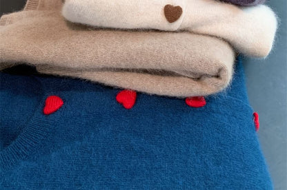 Crewneck Button Cardigan