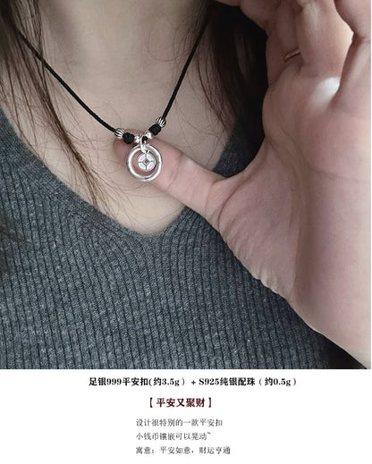 Fortune Silver Necklace Sterling