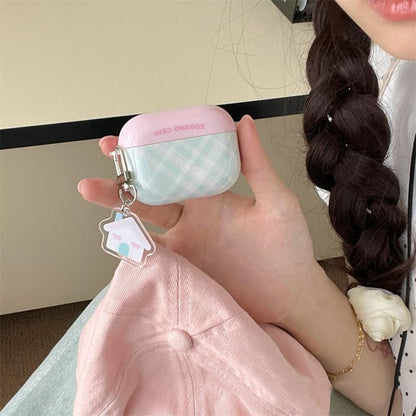 / AirPods Charm Pro Plaid Designs) Skin Case (Various Earphone