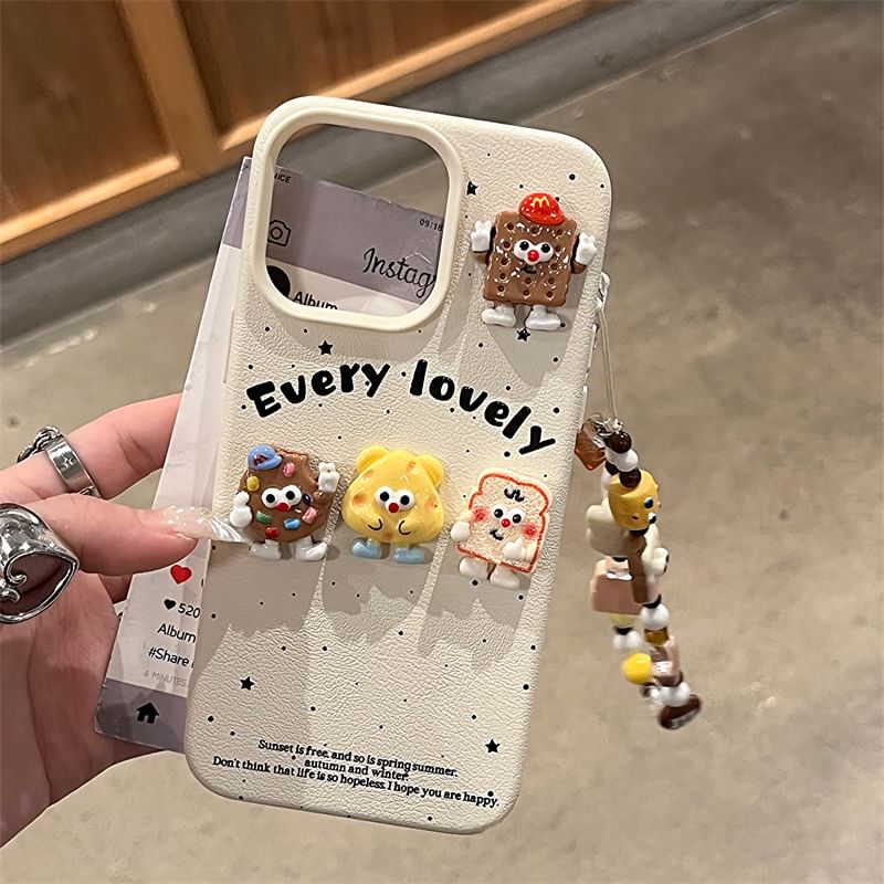 Phone / Set Strap Case Food Cartoon