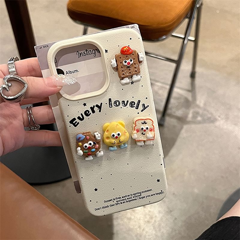 Phone / Set Strap Case Food Cartoon