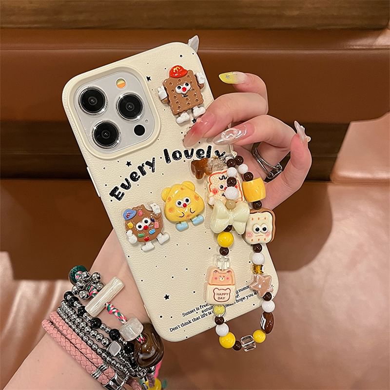 Phone / Set Strap Case Food Cartoon