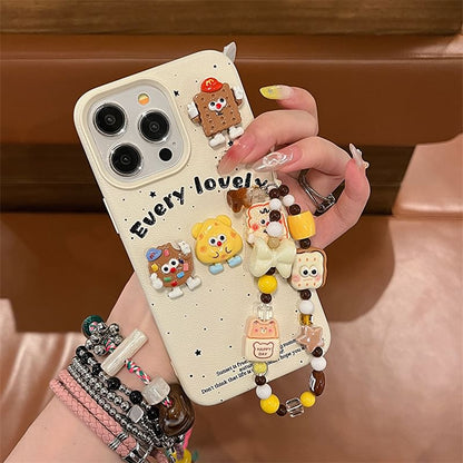 Phone / Set Strap Case Food Cartoon