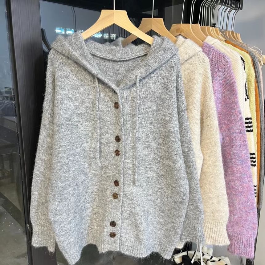 Hooded Oversized Cardigan