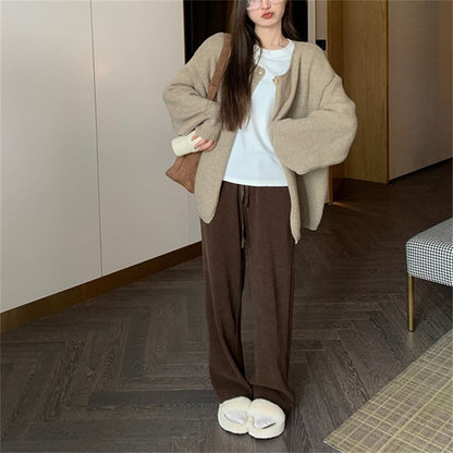 Single-Button Cardigan