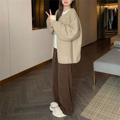 Single-Button Cardigan