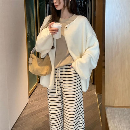 Single-Button Cardigan