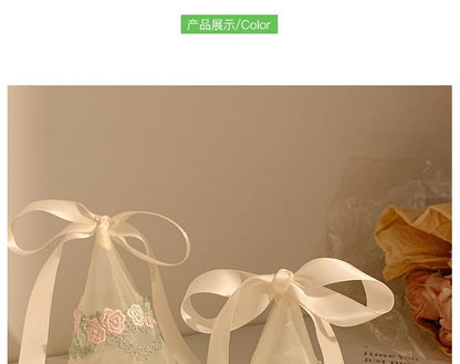 Ruffle Hat Party Embroidered