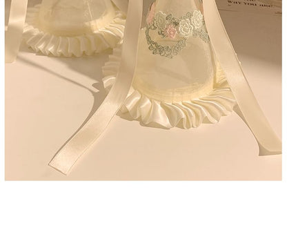 Ruffle Hat Party Embroidered