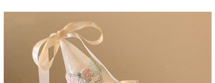 Ruffle Hat Party Embroidered