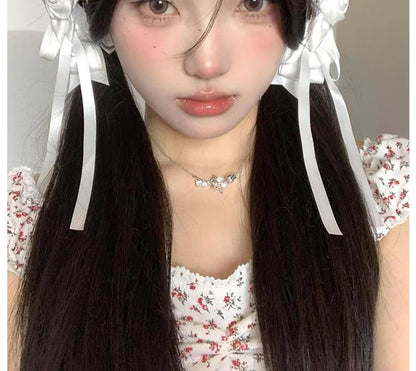 Flower Hair Clip Bowknot