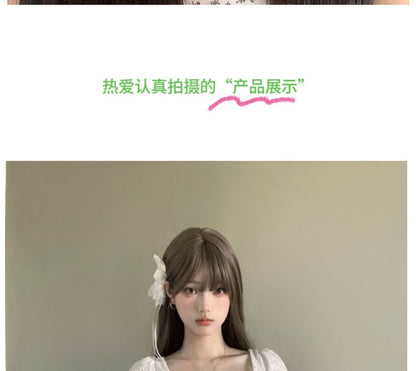 Flower Hair Clip Bowknot