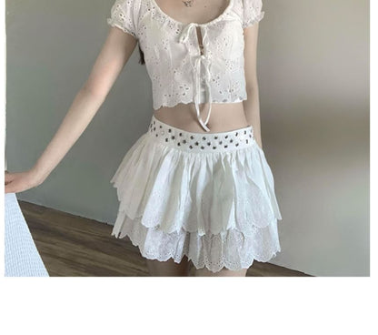 Flower Hair Clip Bowknot